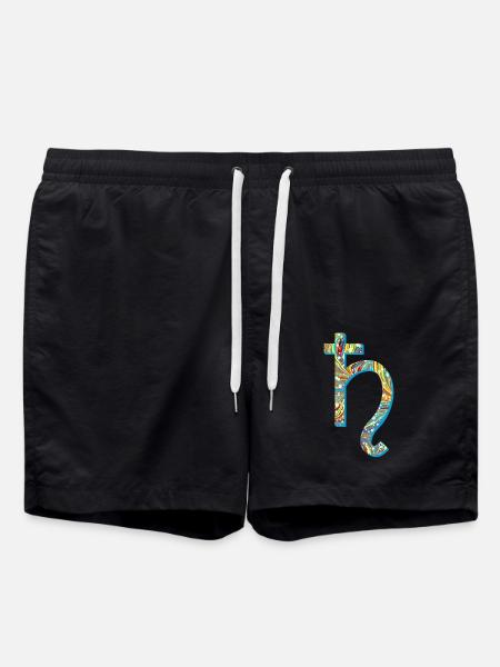 saturn e 201 - Badeshorts - Schwarz