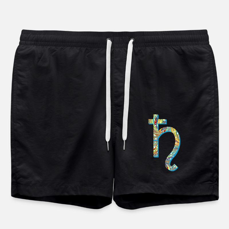 saturn e 201 - Badeshorts - Schwarz