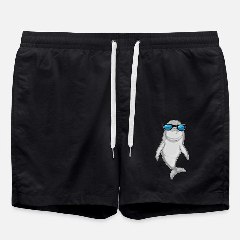 Dolphin Sunglasses - Swim Trunks - black