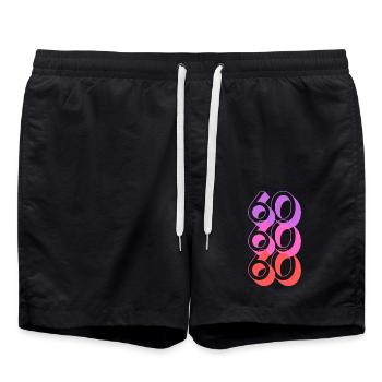 Idée Cadeau Femme 60 ans - Short de bain - noir - Devant - AI Model Male 185 light (185cm)