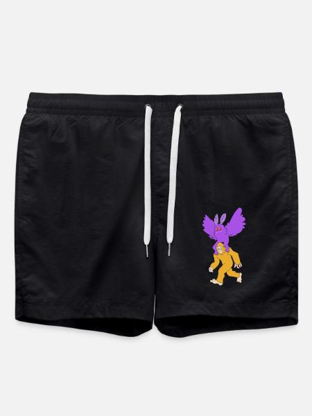Mothman - Swim Trunks - black