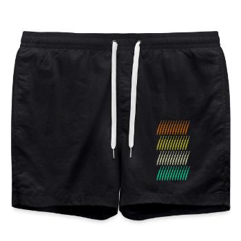 Flute player - Swim Trunks - black - Front - AI Model Male 185 light (185cm)