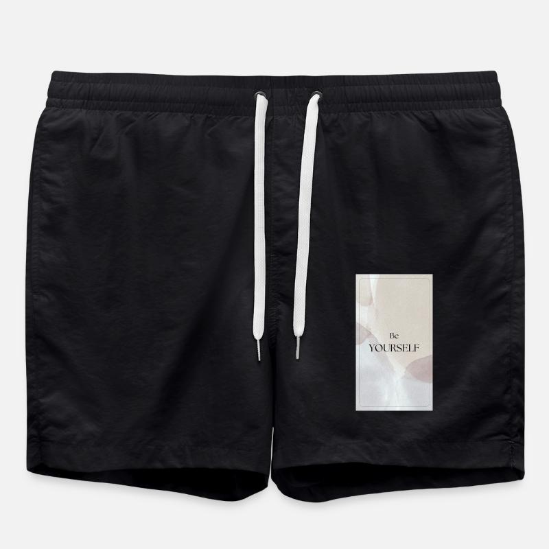 BE YOURSELF - Be yourself - Swim Trunks - black