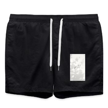 SMILE - Badeshorts - Schwarz - Vorne - AI Model Male 185 light (185cm)