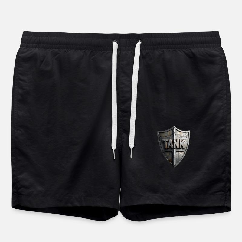 Tank - Badeshorts - Schwarz