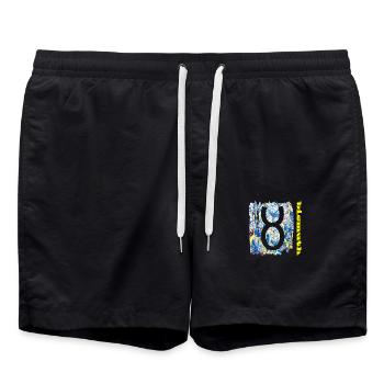 bismuth e 205 - Short de bain - noir - Devant - AI Model Male 185 light (185cm)