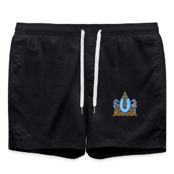 Hippocampe E 262 U - Short de bain - noir - Devant - AI Model Male 185 light (185cm)
