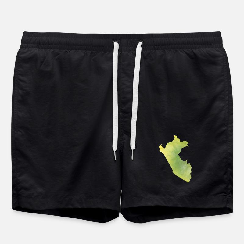 Peru - Badeshorts - Schwarz