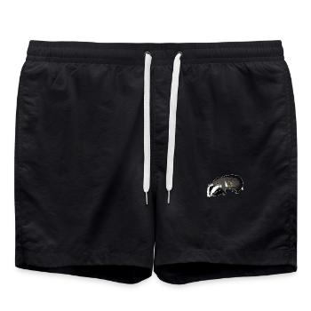 Badger - Swim Trunks - black - Front - AI Model Male 185 light (185cm)
