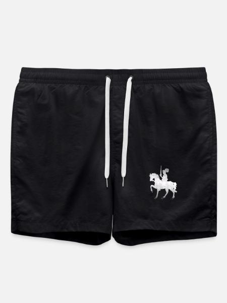 knight - Swim Trunks - black