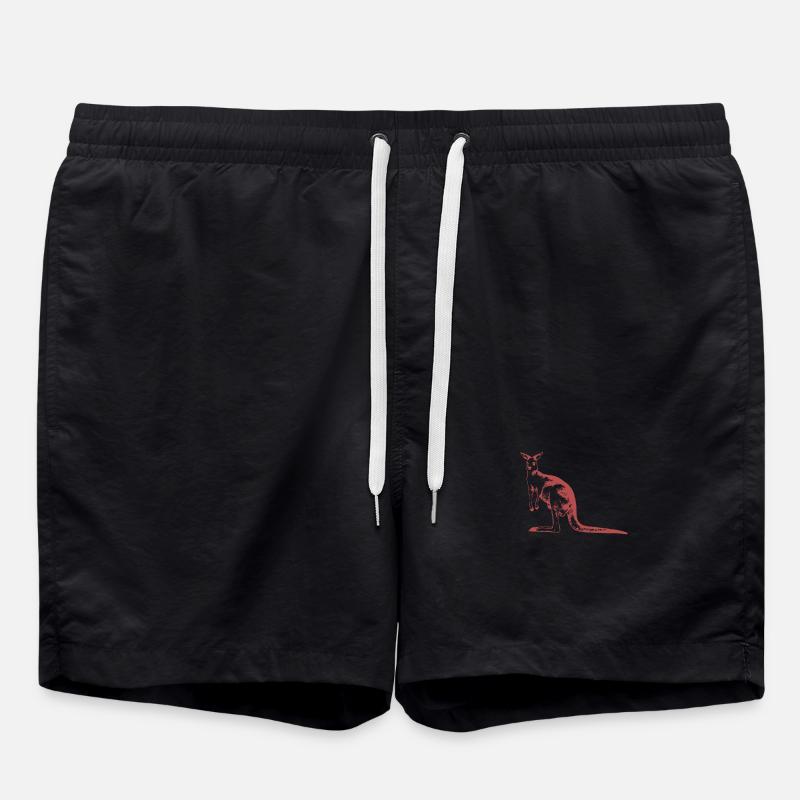 kangaroo - Swim Trunks - black