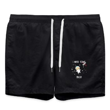 Chat scientifique - Short de bain - noir - Devant - AI Model Male 185 light (185cm)