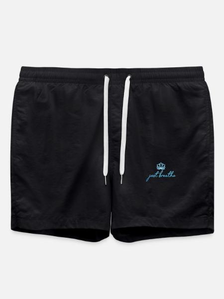 meditation - Swim Trunks - black