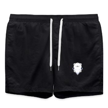 Polar Bear - Short de bain - noir - Devant - AI Model Male 185 light (185cm)