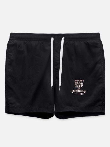 BBQ grilling - Swim Trunks - black