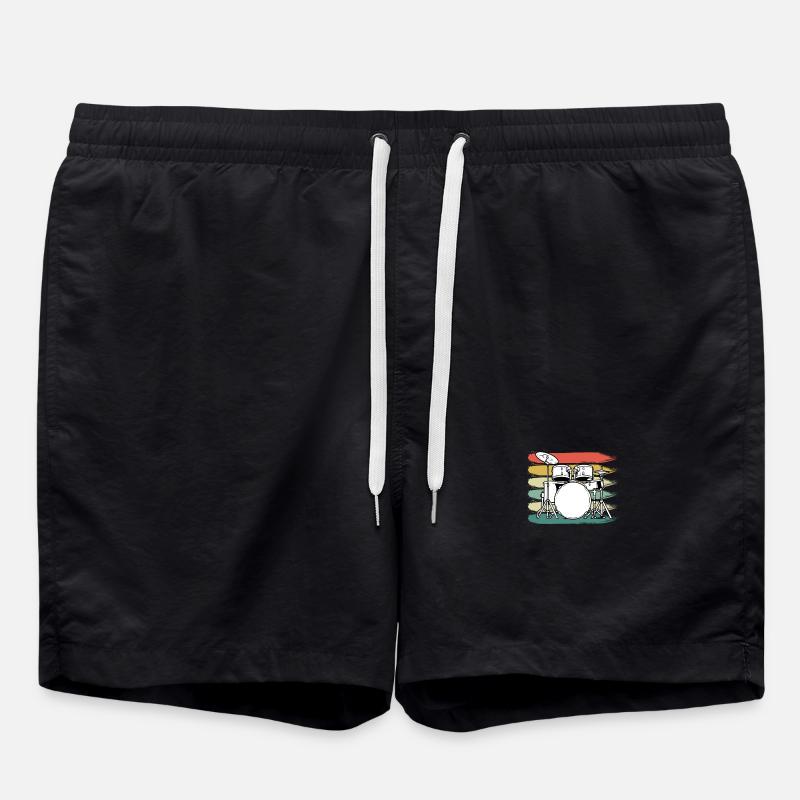 Drums Drummer - Swim Trunks - black