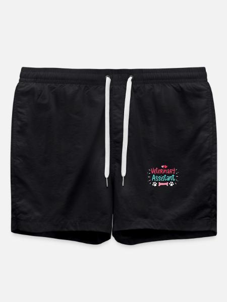 Veterinary Assistant Veterinary Medicine - Swim Trunks - black