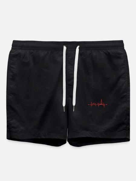 Segelboot Segeln Segler - Badeshorts - Schwarz