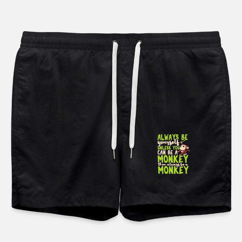 Monkey - Swim Trunks - black