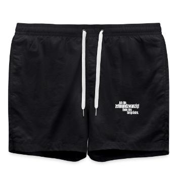 Zehnundzwanzig Dreißig Geschenk Für 30. Geburtstag - Badeshorts - Schwarz - Vorne - AI Model Male 185 light (185cm)