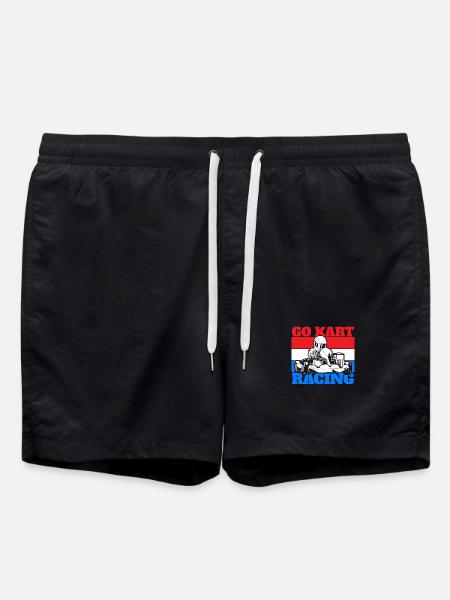 Go Kart Go Cart Racing - Badeshorts - sort