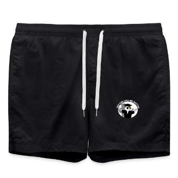 You Can Call Me Doctor Souriant Diplômé - Short de bain - noir - Devant - AI Model Male 185 light (185cm)