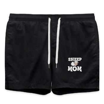 Sheep Mom - Short de bain - noir - Devant - AI Model Male 185 light (185cm)