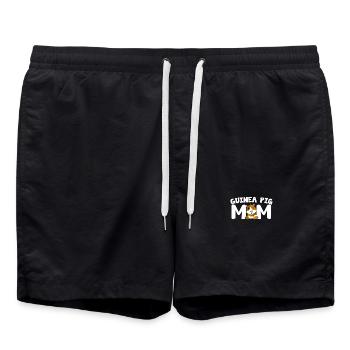Guinea Pig Mom I Love My Pet - Swim Trunks - black - Front - AI Model Male 185 light (185cm)