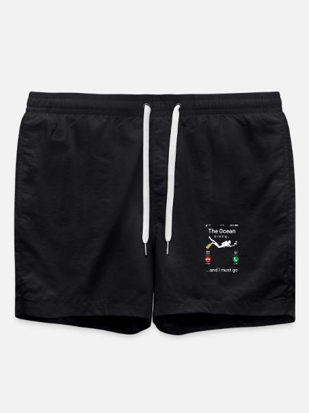 diver - Swim Trunks - black
