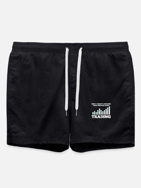 Trading Trading Exchange - Swim Trunks - black