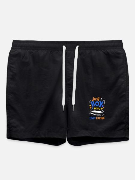 Backen Bäcker Hobbybäcker - Badeshorts - Schwarz