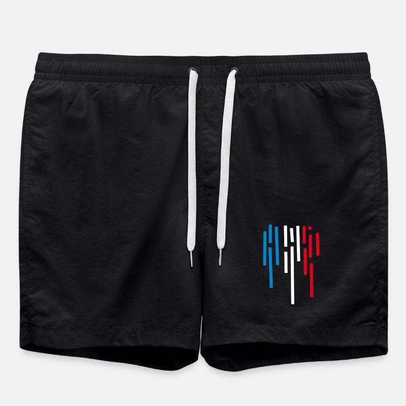 France Drapeau - Short de bain - noir