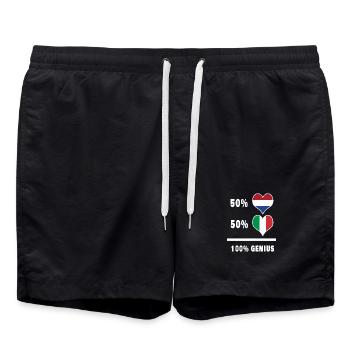 Ingenium/cadeau en Italie et aux Pays-Bas - Short de bain - noir - Devant - AI Model Male 185 light (185cm)