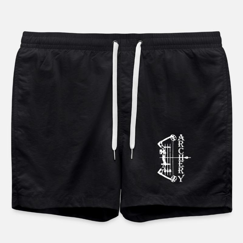 Archery, Archery, Archery - Swim Trunks - black