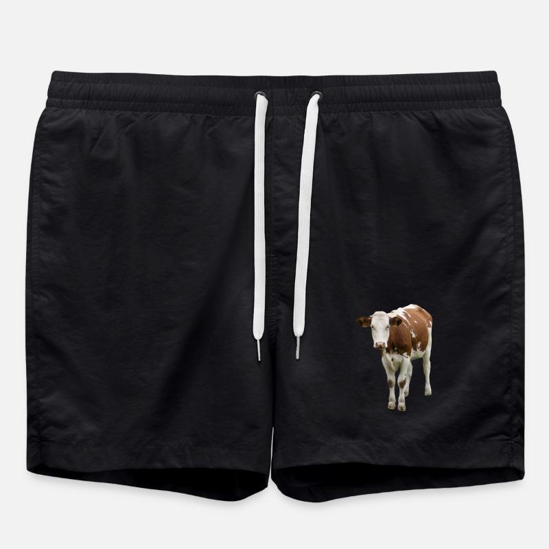 Cow - Swim Trunks - black