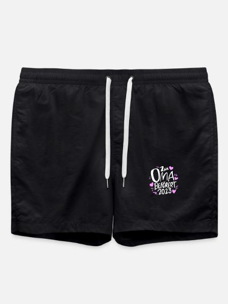Oma 2023 - Werdende Oma - Badeshorts - Schwarz