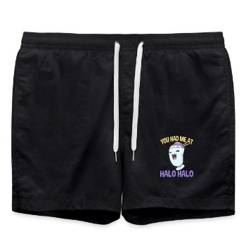 Halo Halo Philippinen philippinisches Essen Kawaii - Badeshorts - Schwarz - Vorne - AI Model Male 185 light (185cm)