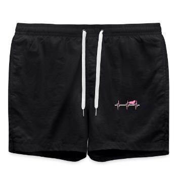 Cavalier King Charles - Badeshorts - Schwarz - Vorne - AI Model Male 185 light (185cm)