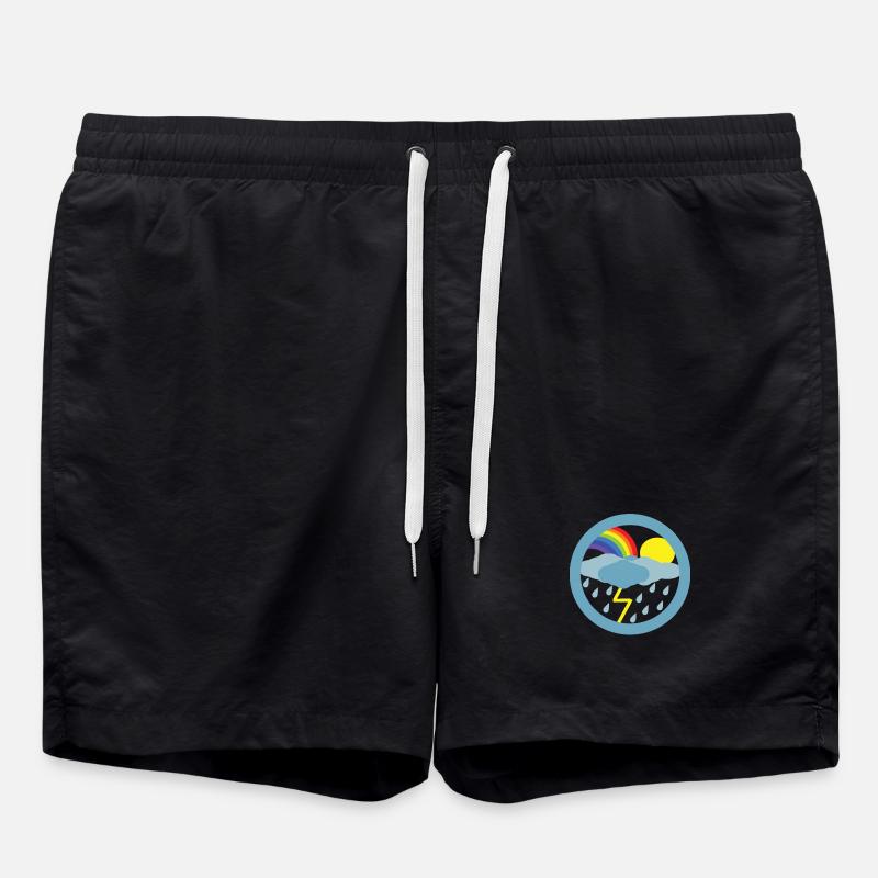 Après la pluie vient le soleil - Short de bain - noir