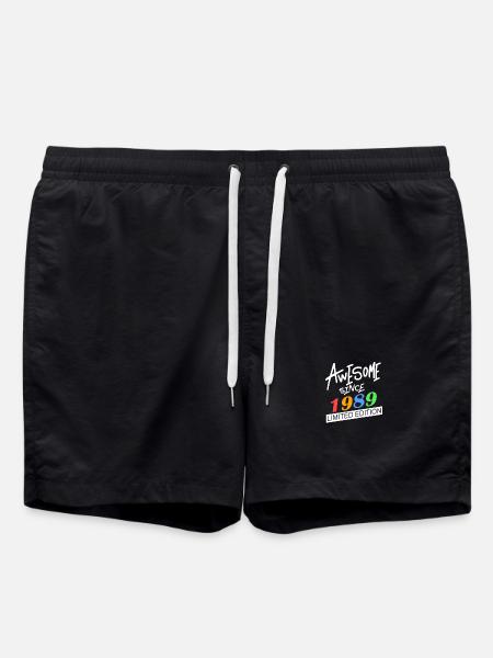 1989 geboren - Badeshorts - Schwarz