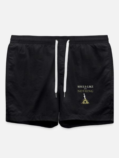 Souls-Like or Nothing - Swim Trunks - black