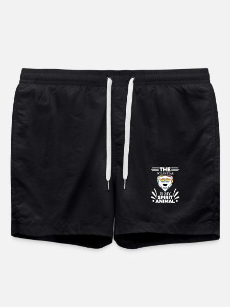 Polar Bear Polar Bear Bear - Swim Trunks - black