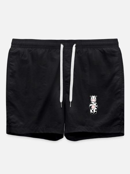 Kuh - Badeshorts - Schwarz