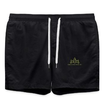 Passez une journée de corntastic - Short de bain - noir - Devant - AI Model Male 185 light (185cm)