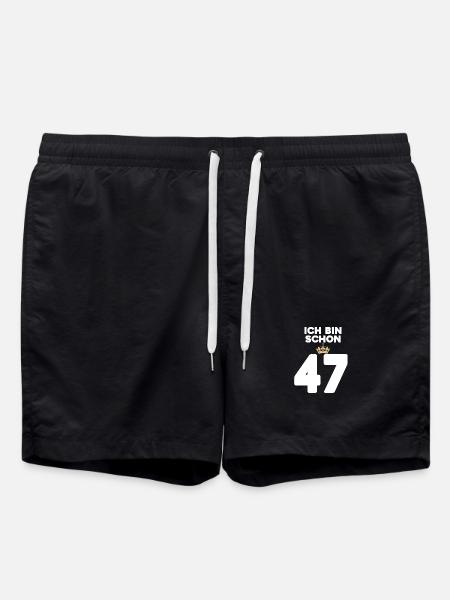 ICH BIN 37 - Badeshorts - Schwarz