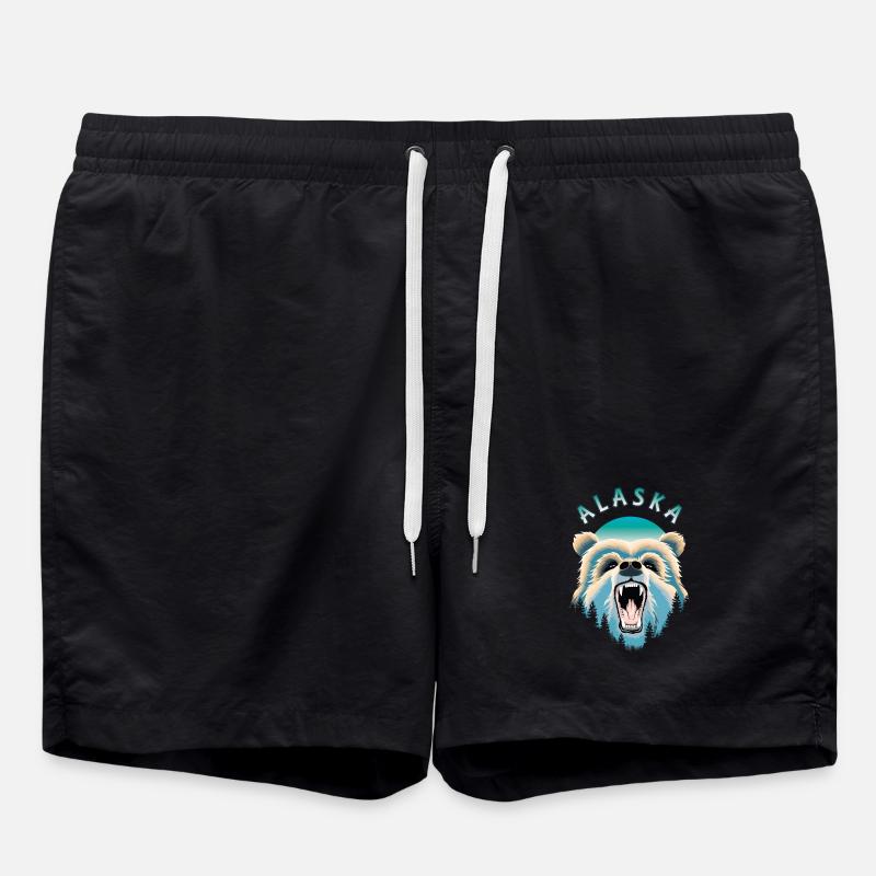 Ours Sauvage d' Alaska - Short de bain - noir