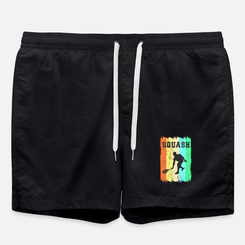 Design de squash sportif - Short de bain - noir