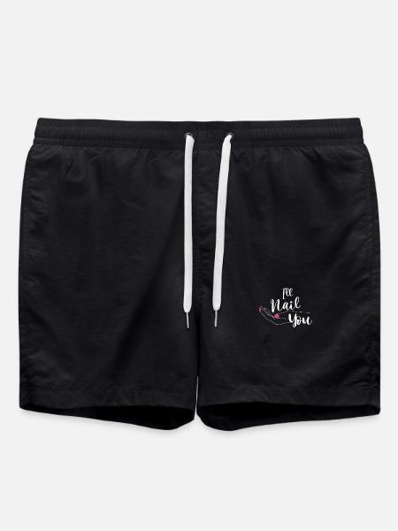 I'm going to nail you nail salon - Swim Trunks - black