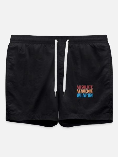 Students Absolute Academic Weapon - Swim Trunks - black