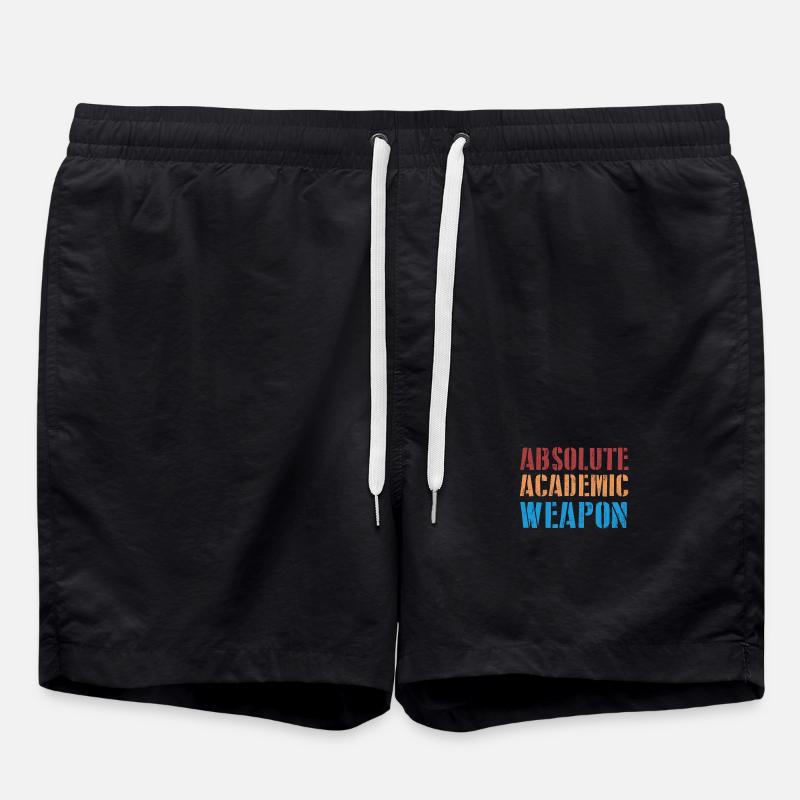Students Absolute Academic Weapon - Swim Trunks - black